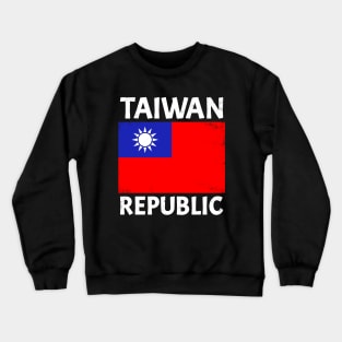 Taiwan Republic Flag Crewneck Sweatshirt